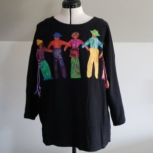 Alfredo's Wife embellished top